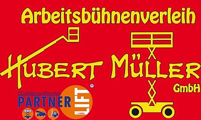 Logo - Hubert Müller Arbeitsbühnenverleih - Wurzelstockfräsen